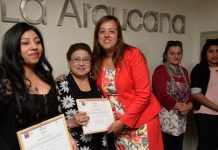 Autoridades entregaron certificaciones a mujeres del programa PROFOCAP 2018