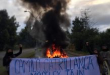 Manifestantes se tomaron Municipalidad de Ercilla