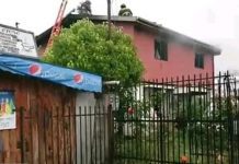 Incendio afecta domicilio en sector céntrico de Osorno