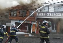 Labocar investiga causas de siniestro que efectó a cuatro inmuebles en Castro