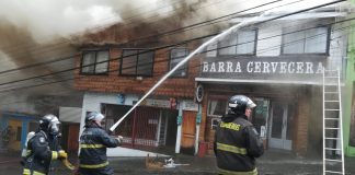 Labocar investiga causas de siniestro que efectó a cuatro inmuebles en Castro