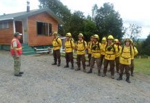 Conaf Chiloé refuerza personal y equipo para combate de incendios