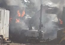 Nuevo ataque incendiario en la región de Los Ríos dejó millonarias pérdidas en maquinaria forestal