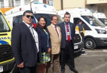 Presentan ocho nuevas ambulancias en Plaza de Armas de Osorno