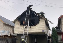 Continúan los incendios de viviendas en Puerto Montt, esta vez en el sector de Mirasol una casa de dos pisos resultó con daños de consideración
