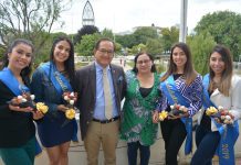 Candidatas a reina de Osorno asumen simbólico compromiso para prevenir la violencia de género