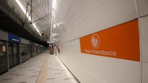 Inauguran oficialmente la Línea 3 del metro en Santiago