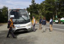Efectúan fiscalización a transporte de turismo en parque nacional Vicente Pérez Rosales
