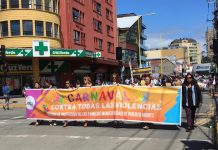 Carnaval por la erradicación de la violencia se tomó las calles de Puerto Montt