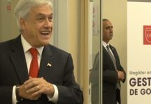 Presidente Piñera cerró el año con 38 por ciento de aprobación