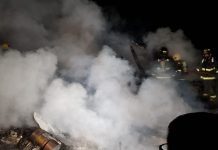 Incendio arrasó con vivienda en el sector de Chadmo Central, comuna de Quellón