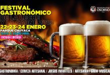 Festival Gastronómico de La Leche y La Carne inicia hoy en Parque Chuyaca Osorno
