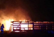 Galpón con maquinarias destruido tras incendio en Francke
