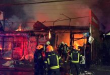 Incendio arrasó con un local comercial una casa y una bodega en Puerto Montt