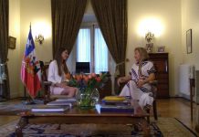 Cecilia Morel recibió en La Moneda a esposa de Juan Guaidó