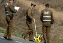 Labocar realiza peritajes forenses para identificar un hombre muerto por atropello en Calbuco