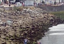 Hombre se lanzó al mar en la costanera de Puerto Montt