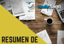 Resumen de noticias miércoles 16 de octubre 2019 #SagoRegión