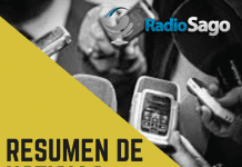 Resumen de noticias martes 13 de octubre 2020 #SagoRegión