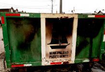 Incendio de tolva dejó sin retiro más de 13 mil kilos de basura en Puerto Montt