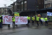 Gremio movilizado de trabajadores del SAMU solicitó intervención de Contraloría