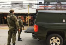 GOPE de Carabineros trabajó en céntrico local por objeto sospechoso en su interior