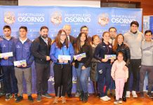 Seis jóvenes talentos de Osorno recibieron Beca Deportiva Municipal 2019