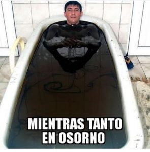 Los memes de "Osorno sin agua" se tomaron las redes sociales