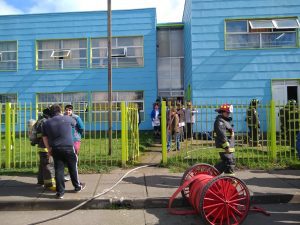 Fuga de gas generó emergencia en cocina de Escuela México en Osorno