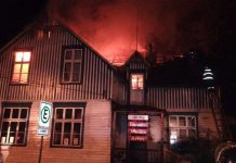 Incendio afectó a histórica casona alemana en Puerto Octay