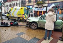 Nuevo accidente en Avenida Juan Mackenna dejó a tres personas lesionadas