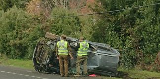 Un muerto deja volcamiento en la comuna de Fresia
