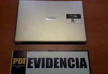 PDI de Valdivia detuvo a sujeto por receptación de computador sustraído desde Junaeb