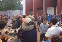 Cada vez menos disturbios en una manifestación pacífica que se convirtió en una fiesta en coordinación con militares