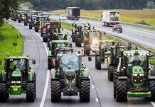 La reacción agropecuaria en Holanda: Masivo tractorazo. Productores cansados de ser culpados por el cambio climático