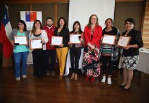 Un grupo de mujeres víctima de vif se certificaron en el Programa Yo Emprendo Básico de Fosis en convenio con la Fiscalía