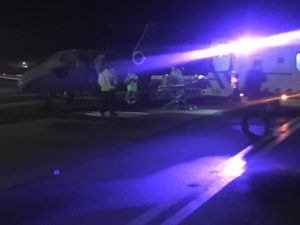 Fuerza Aerea de Chile traslado a paciente con virus hanta desde Valdivia a Concepción