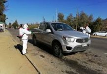 Un promedio de 650 controles sanitarios diarios se realizan en el ingreso a la comuna de Fresia