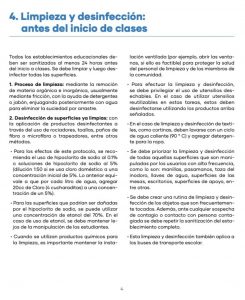 Mineduc entregó una “guía de limpieza y desinfección” que colegios deberán cumplir antes de retomar las clases