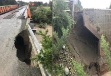 Director regional de Vialidad descartó riesgo en el puente “Los Malos” en Chaitén tras socavón en terraplén