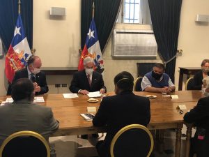Presidente Piñera junto a Ministro Antonio Walker encabezan Comité de Abastecimiento Seguro
