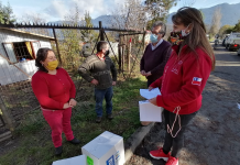 Familias de sectores cordilleranos de la región de los lagos comienzan a recibir las primeras cajas de alimentos destinadas por el Gobierno