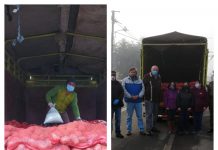 Agricultores se cuadran con donación de alimentos
