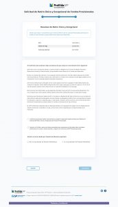 Así es el formulario que habrá que llenar para solicitar el retiro del 10% de las AFP