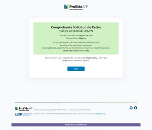 Así es el formulario que habrá que llenar para solicitar el retiro del 10% de las AFP