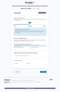 Así es el formulario que habrá que llenar para solicitar el retiro del 10% de las AFP
