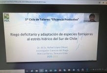 Realizan taller sobre riego en el sector lechero