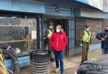 Autoridades fiscalizan locales comerciales en Puerto Montt en el marco de la cuarentena