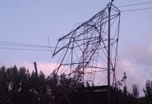 Caída de torre de alta tensión produjo corte de energía en San Juan de la Costa