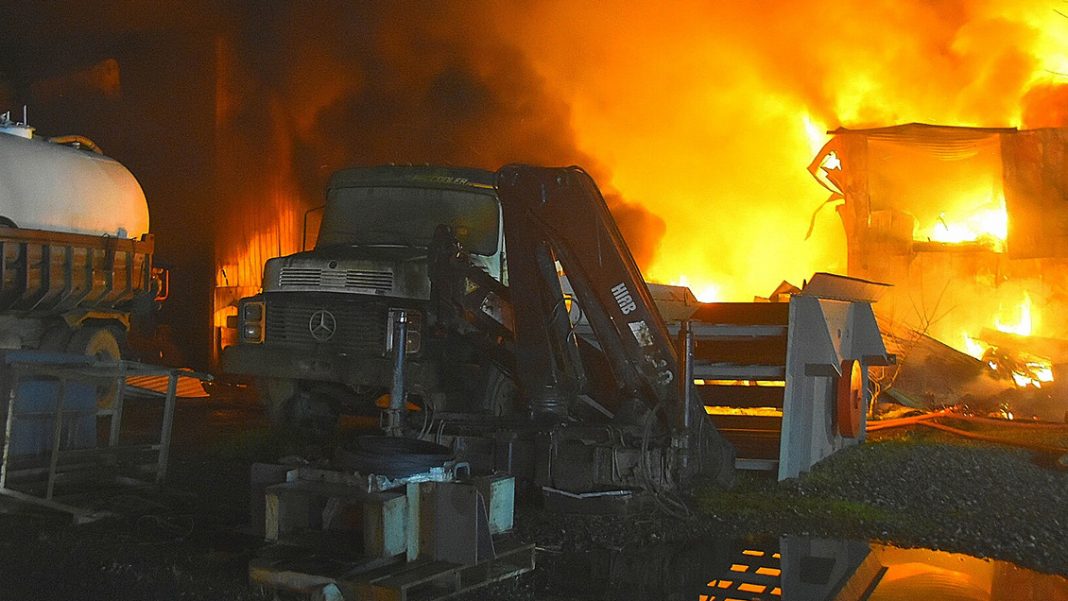 Ataque incendiario en Padre las Casas, 06/08/2020
